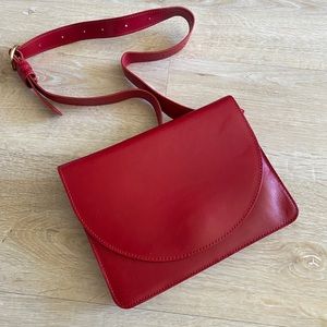 Minor history red crossbody/ Fanny pack